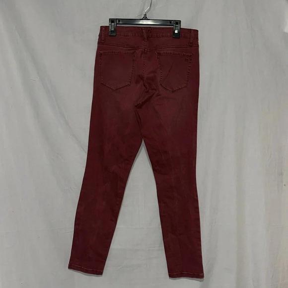 faded red Jessica Simpson forever rolled ankle jeans size 27 - Picture 2 of 3